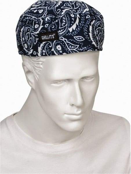 Ergodyne - Size Universal, Cooling Skull Cap - Polyester, Navy Blue - Best Tool & Supply