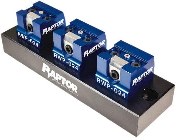 Raptor Workholding - 3/4" Jaw Width, 2-7/8" High x 10" Long x 4" Wide Dovetail Vise - For Use with 4 & 5 Axis Workholding Systems - Best Tool & Supply