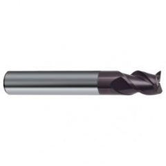 7/16" Dia. - 2-1/2" OAL - 45° Helix Firex Carbide End Mill - 3 FL - Best Tool & Supply