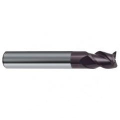 1/4" Dia. - 2" OAL - 45° Helix Firex Carbide End Mill - 3 FL - Best Tool & Supply