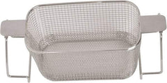 CREST ULTRASONIC - Stainless Steel Parts Washer Basket - 5.177" High, Use with Parts Washers - Best Tool & Supply