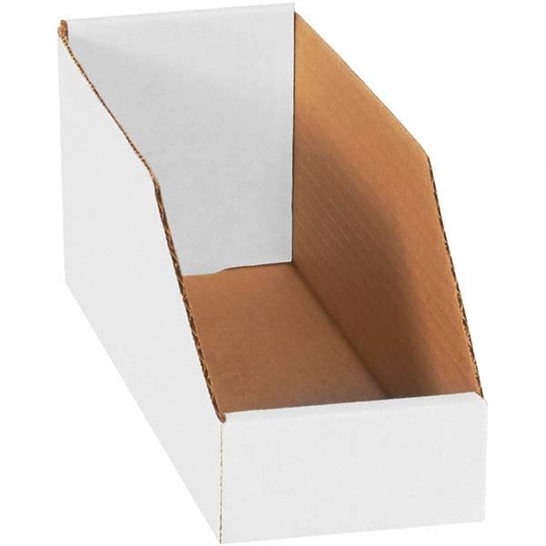 Cardboard Drawer Bin: White White, Cardboard, 40 Lb Capacity