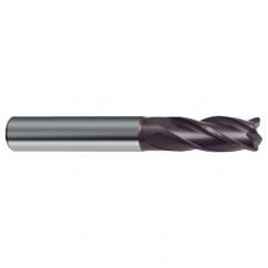 1/8 Dia. x 1-1/2 Overall Length 4-Flute Square End Solid Carbide SE End Mill-Round Shank-Center Cut-Firex - Best Tool & Supply