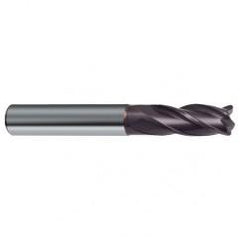 1/8 Dia. x 1-1/2 Overall Length 4-Flute Square End Solid Carbide SE End Mill-Round Shank-Center Cut-Firex - Best Tool & Supply