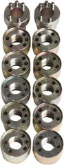 Jendyk - Wheel Lock Set - For Use with Hub-Piloted Wheels (M22 x 1.5 Thread Size) - Best Tool & Supply