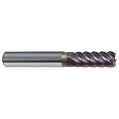 5/8" Dia. - 3-1/2" OAL - 45° Helix Firex Carbide End Mill - 6 FL - Best Tool & Supply