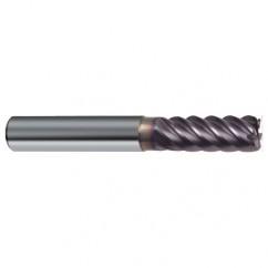 1/2" Dia. - 3" OAL - 45° Helix Firex Carbide End Mill - 6 FL - Best Tool & Supply