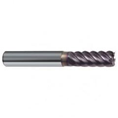 1/4" Dia. - 2-1/2" OAL - 45° Helix Firex Carbide End Mill - 6 FL - Best Tool & Supply