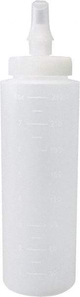 PRO-SOURCE - 8 oz Polyethylene Bottle with Applicator - Clear - Best Tool & Supply