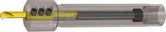 Vargus - Internal Thread, Neutral Cut, 3/4" Shank Width x 3/4" Shank Height Indexable Threading Toolholder - 3.74" OAL, 4.0SIR Insert Compatibility, SMC Toolholder, Series Micro - Best Tool & Supply