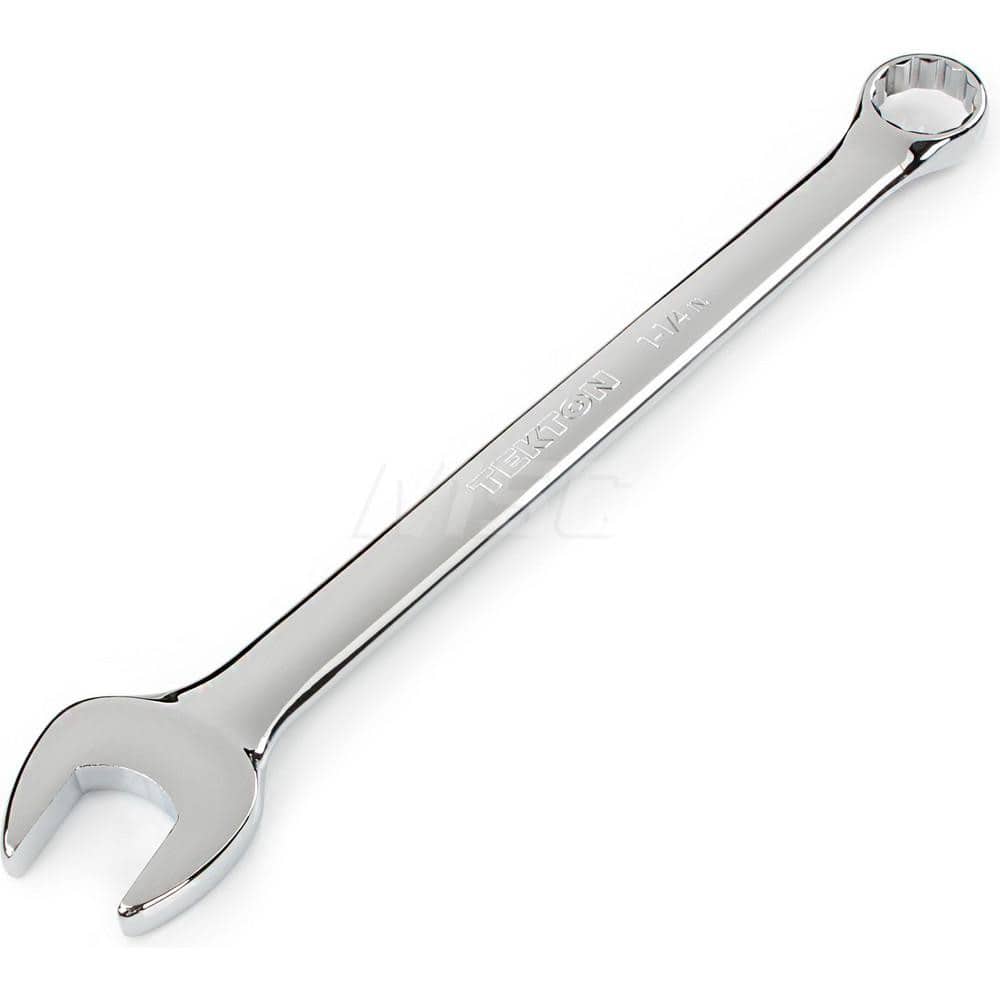 Combination Wrench: Chrome, Chrome-Plated