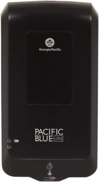 Georgia Pacific - 1000 to 1200 mL Foam Hand Sanitizer Dispenser - Automatic Operation, Plastic, Wall Mounted, Black - Best Tool & Supply