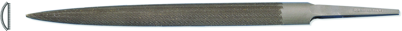 10" Half-Round File, Cut 00 - Best Tool & Supply