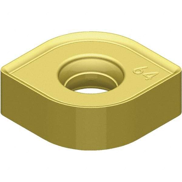 Kennametal - SNHJ120660 Grade KCSM40 Carbide Milling Insert - TiN Finish, 4.52mm Thick, 1/2" Inscribed Circle, 6mm Corner Radius - Best Tool & Supply