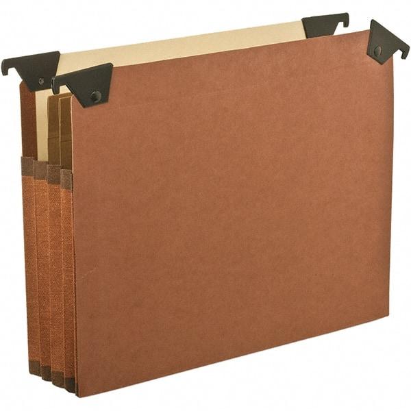 Pendaflex - 12 x 10", Letter Size, Brown, Hanging File Folder - 1/5 Tab Cut Location - Best Tool & Supply