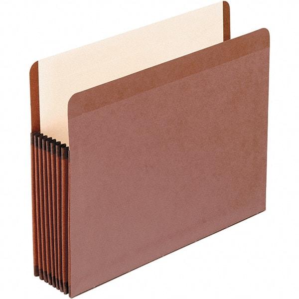 Pendaflex - 11-3/4 x 9-1/2", Letter Size, Brown, Expansion Folders - Straight Tab Cut Location - Best Tool & Supply