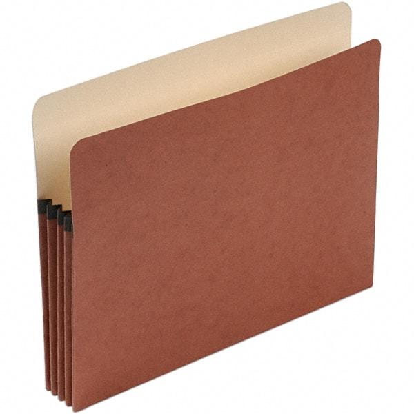 Pendaflex - 11-3/4 x 10-1/4", Letter Size, Brown, 3-1/2" Expanding Wallet - Straight Tab Cut Location - Best Tool & Supply