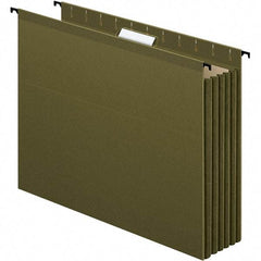 Pendaflex - 12-51/64 x 9-51/64", Letter Size, Standard Green, Hanging Data Binders - 1/5 Tab Cut Location - Best Tool & Supply