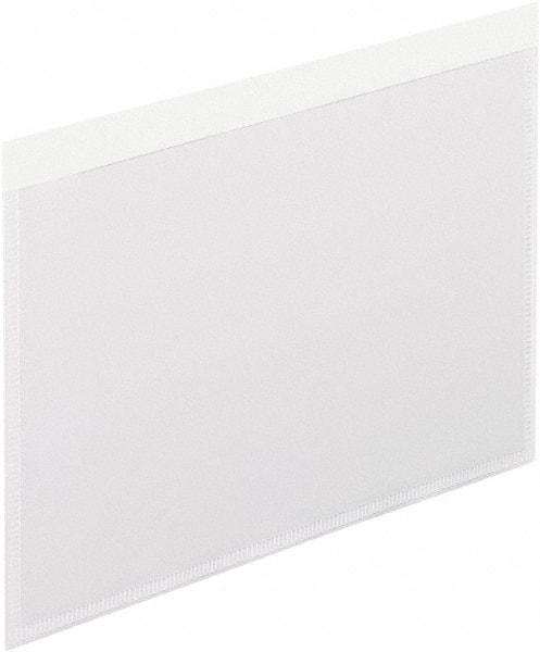 Pendaflex - 100 Piece Clear Self-Adhesive Docment Protector - 6" High x 4" Wide - Best Tool & Supply