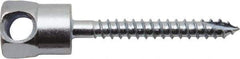 Powers Fasteners - 3/8" Zinc-Plated Steel Horizontal (Cross Drilled) Mount Threaded Rod Anchor - 1/4" Diam x 2" Long, Hex Head, 1,800 Lb Ultimate Pullout, For Use with Wood - Best Tool & Supply