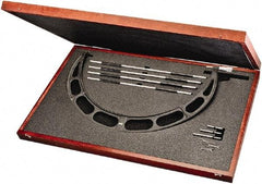 Starrett - Interchangeable-Anvil Micrometers Operation Type: Mechanical Minimum Measurement (mm): 500.00 - Best Tool & Supply