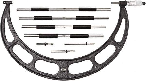 Starrett - Interchangeable-Anvil Micrometers Operation Type: Mechanical Minimum Measurement (mm): 300.00 - Best Tool & Supply