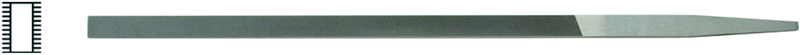 6" Pillar Extra-Narrow File, Cut 4 - Best Tool & Supply