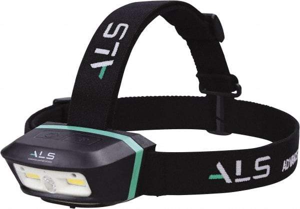 Advanced Lighting Systems - 3 Volt, Black Head Light - 250 Lumens, Rechargeable Battery, LED Lamp - Best Tool & Supply