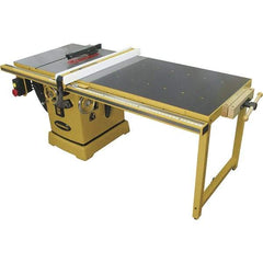 Jet - 10" Blade Diam, 5/8" Arbor Diam, 3 Phase Table Saw - 5 hp, 230/460 Volt, 11-1/4" Cutting Depth - Best Tool & Supply