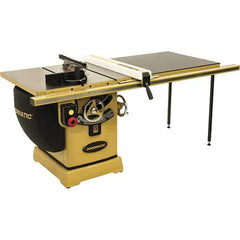 Powermatic - 10" Blade Diam, 5/8" Arbor Diam, 1 Phase Table Saw - 5 hp, 230 Volt, 11-1/4" Cutting Depth - Best Tool & Supply