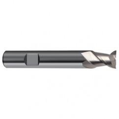 3mm Dia. - 50mm OAL - 45° Helix Bright Carbide End Mill - 2 FL - Best Tool & Supply