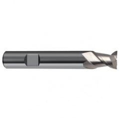 3mm Dia. - 50mm OAL - 45° Helix Bright Carbide End Mill - 2 FL - Best Tool & Supply