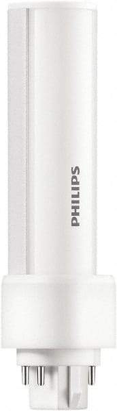 Philips - 5 Watt LED Commercial/Industrial 2 Pin Lamp - 4,000°K Color Temp, 580 Lumens, 60 Volts, PLS, 50,000 hr Avg Life - Best Tool & Supply