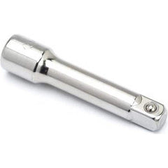 Crescent - Socket Extensions; Tool Type: Extension ; Drive Size (Inch): 3/8 ; Overall Length (mm): 76.0000 ; Overall Length (Inch): 3 ; Finish/Coating: Full Polish Chrome - Exact Industrial Supply
