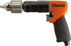 Cleco - 1/2" Keyed Chuck - Pistol Grip Handle, 1,200 RPM, 0.2 LPS, 25 CFM, 1.2 hp, 90 psi - Best Tool & Supply