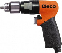 Cleco - 3/8" Keyed Chuck - Pistol Grip Handle, 600 RPM, 0.16 LPS, 20 CFM, 0.7 hp, 90 psi - Best Tool & Supply