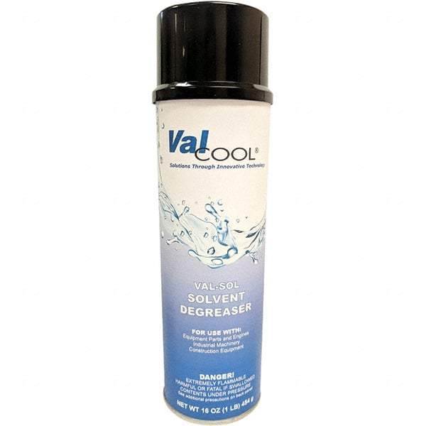 ValCool - 20 oz Can Cleaner/Degreaser - Aerosol, Solvent-Based, Unscented - Best Tool & Supply