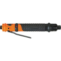 Cleco - 1/4" Bit Holder, 660 RPM, Inline Handle Air Screwdriver - 0.3 to 3.8 Ft/Lb Torque, 1/8" Inlet, 11 CFM - Best Tool & Supply