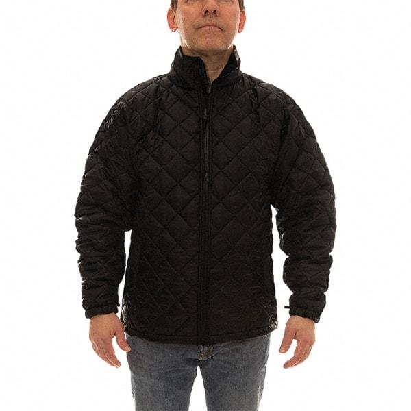 Tingley - Size M Jacket - Black, Polyester, Zipper Closure, 40 to 42" Chest - Best Tool & Supply