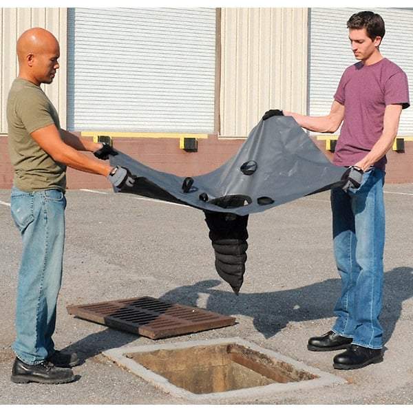 UltraTech - 4' Long x 3' Wide, Nonwoven Polypropylene Geotextile/PVC Drain Guard - Black, Use for Stormwater/Construction Compliance - Best Tool & Supply