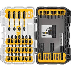 DeWALT - Power & Impact Screwdriver Bit Sets Point Type: Nut Driver; Phillips; Slotted; Torx Drive Size: 0.25 - Best Tool & Supply