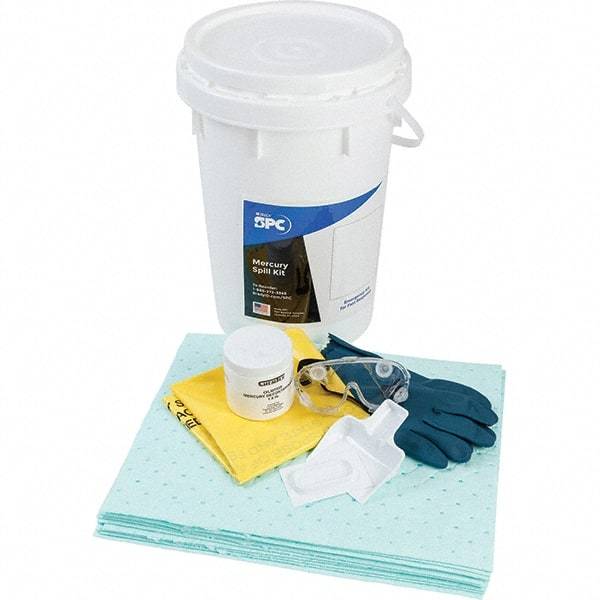 Brady SPC Sorbents - 9 Gal Capacity Hazardous Materials Spill Kit - 6.5 Gal Polyethylene Bucket - Best Tool & Supply