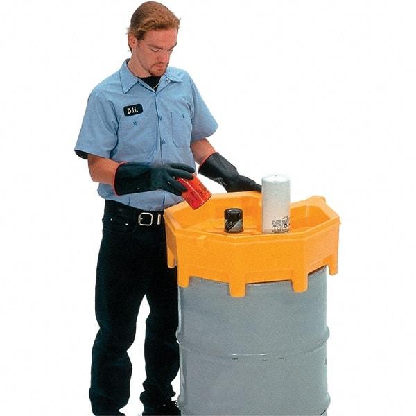 UltraTech - 9" High x 28" Diam, Polyethylene, Funnel - 5 Gal Drum/Pail Capacity - Best Tool & Supply