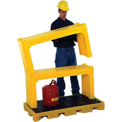 UltraTech - 4' Long x 1.2' Wide x 24" High, Spill Containment Stacking Shelf - Compatible with Spill Pallets & Decks - Best Tool & Supply