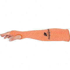 PRO-SAFE - Size Universal, Hi-Viz Orange ATA Cut Resistant Sleeve - 24" Long Sleeve, Cut Resistance Level A4, Elastic Opening at Both Ends, Made with Thumb Hole - Best Tool & Supply