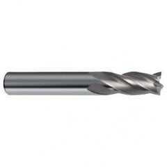 13/32 Dia. x 2-3/4 Overall Length 4-Flute Square End Solid Carbide SE End Mill-Round Shank-Center Cut-Uncoated - Best Tool & Supply