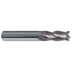 31/64 Dia. x 3 Overall Length 4-Flute Square End Solid Carbide SE End Mill-Round Shank-Center Cut-Uncoated - Best Tool & Supply