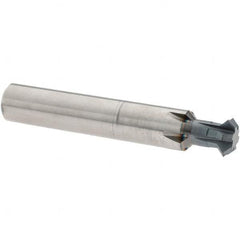 Accupro - 1/2° 1/2" Cut Diam, 0.187" Cut Width, 1/2" Shank, Solid Carbide Double-Angle Cutter - Best Tool & Supply