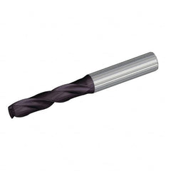 Kennametal - 3.7mm 180° Spiral Flute Solid Carbide Screw Machine Drill Bit - Best Tool & Supply