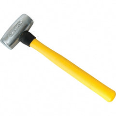 American Hammer - 1 Lb Head 1-3/4" Face Aluminum Non-Marring Hammer - Exact Industrial Supply